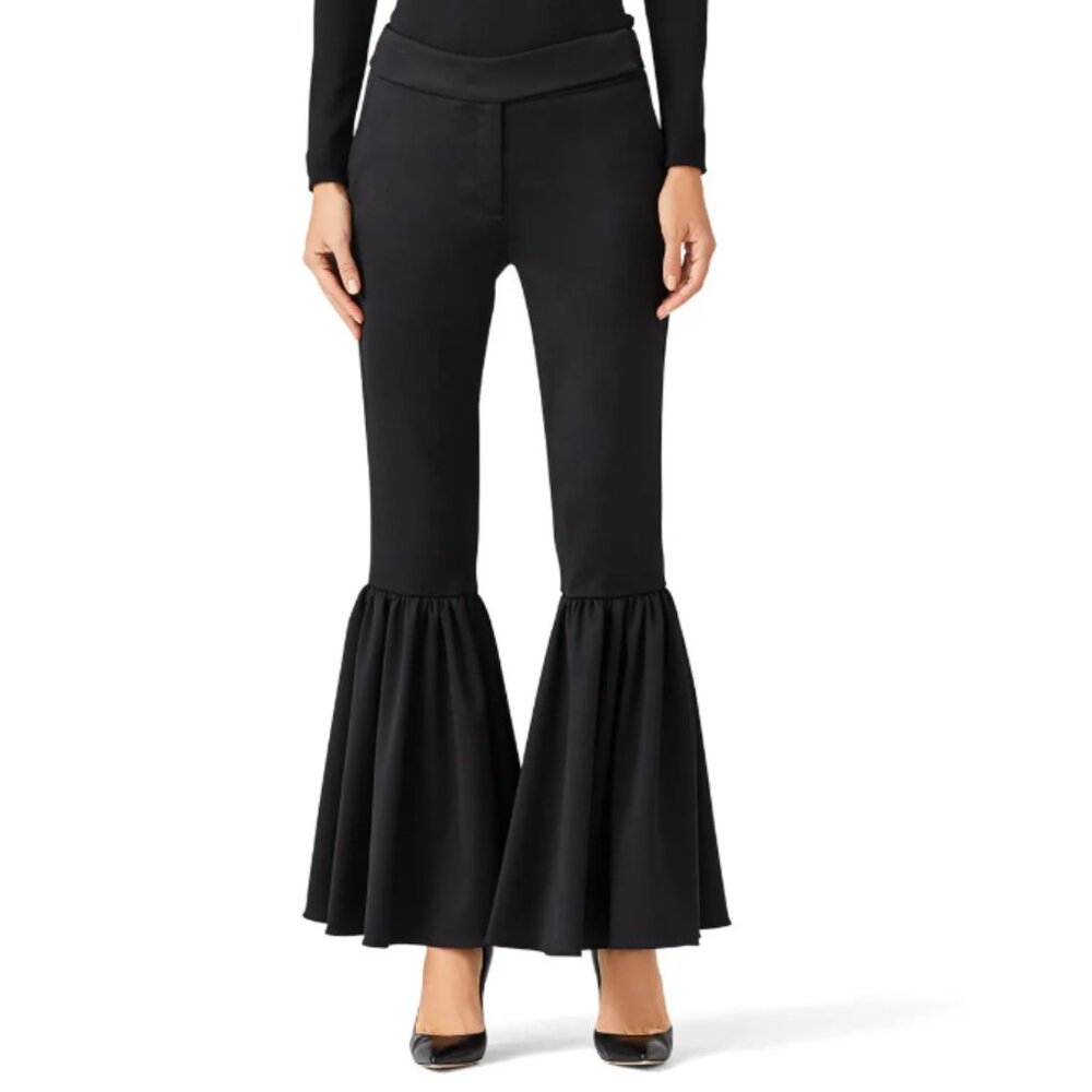 OSMAN London Ariel Flare Trouser in Black 10